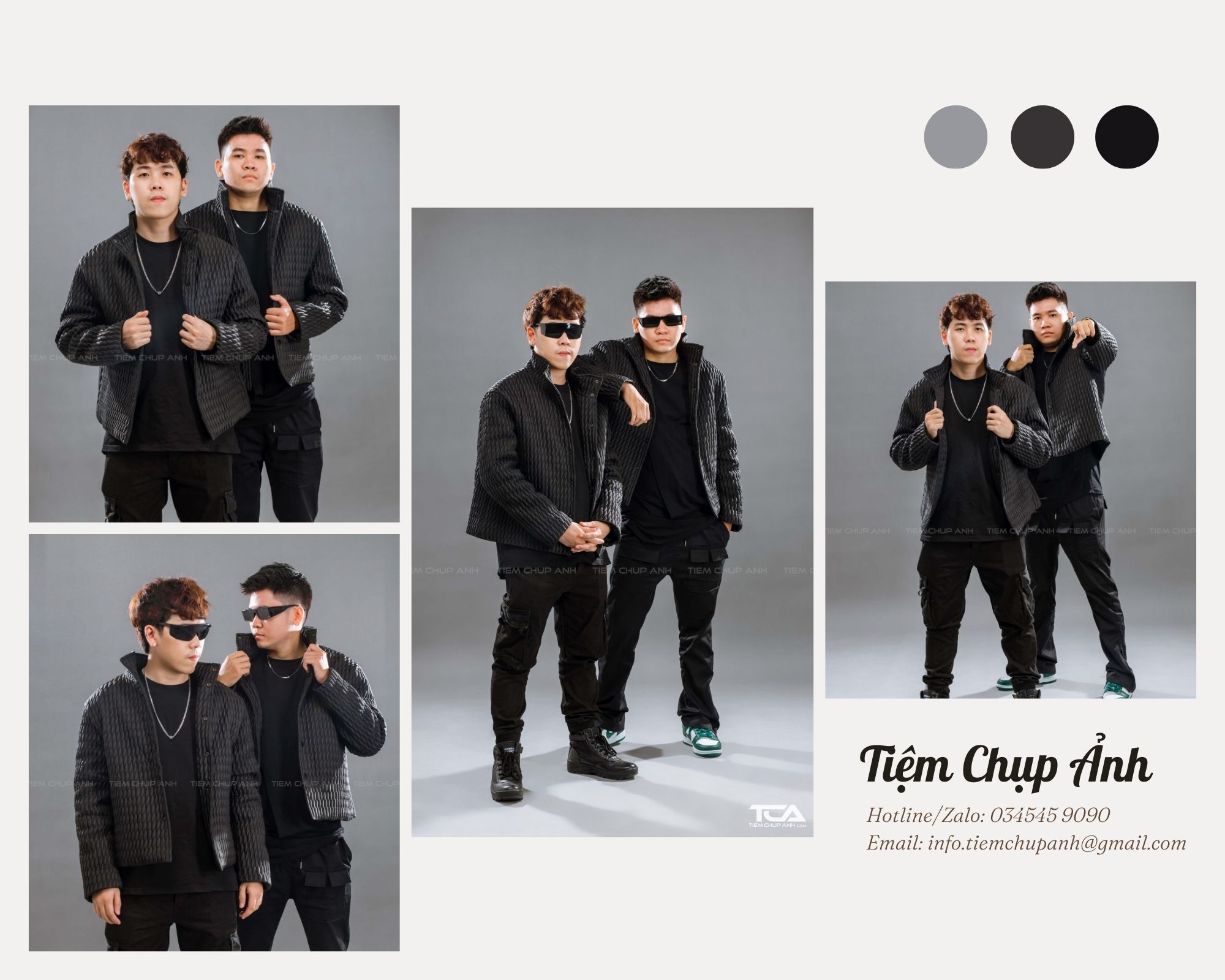 chụp hình sinh đôi