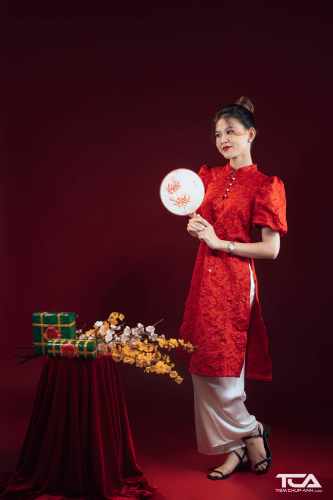 tạo dáng ngày tết