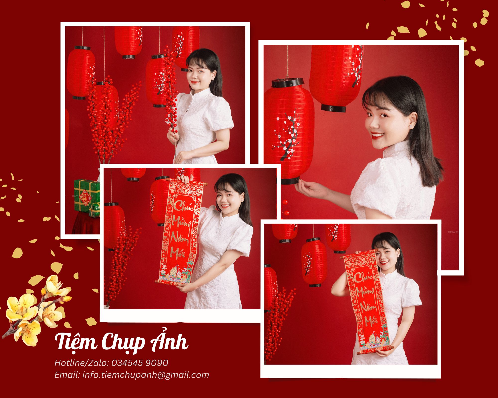 chụp tết studio