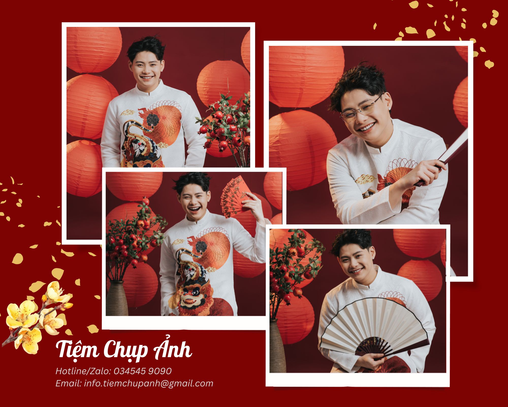 studio chụp tết
