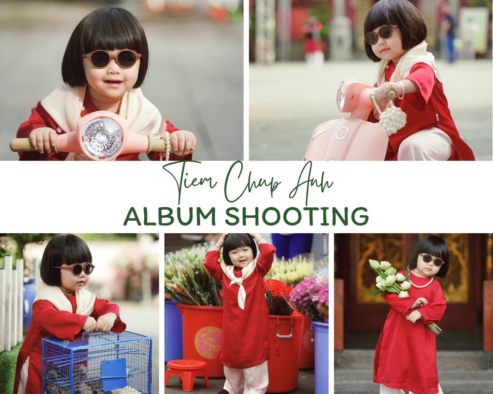 concept chụp ảnh tết cho bé