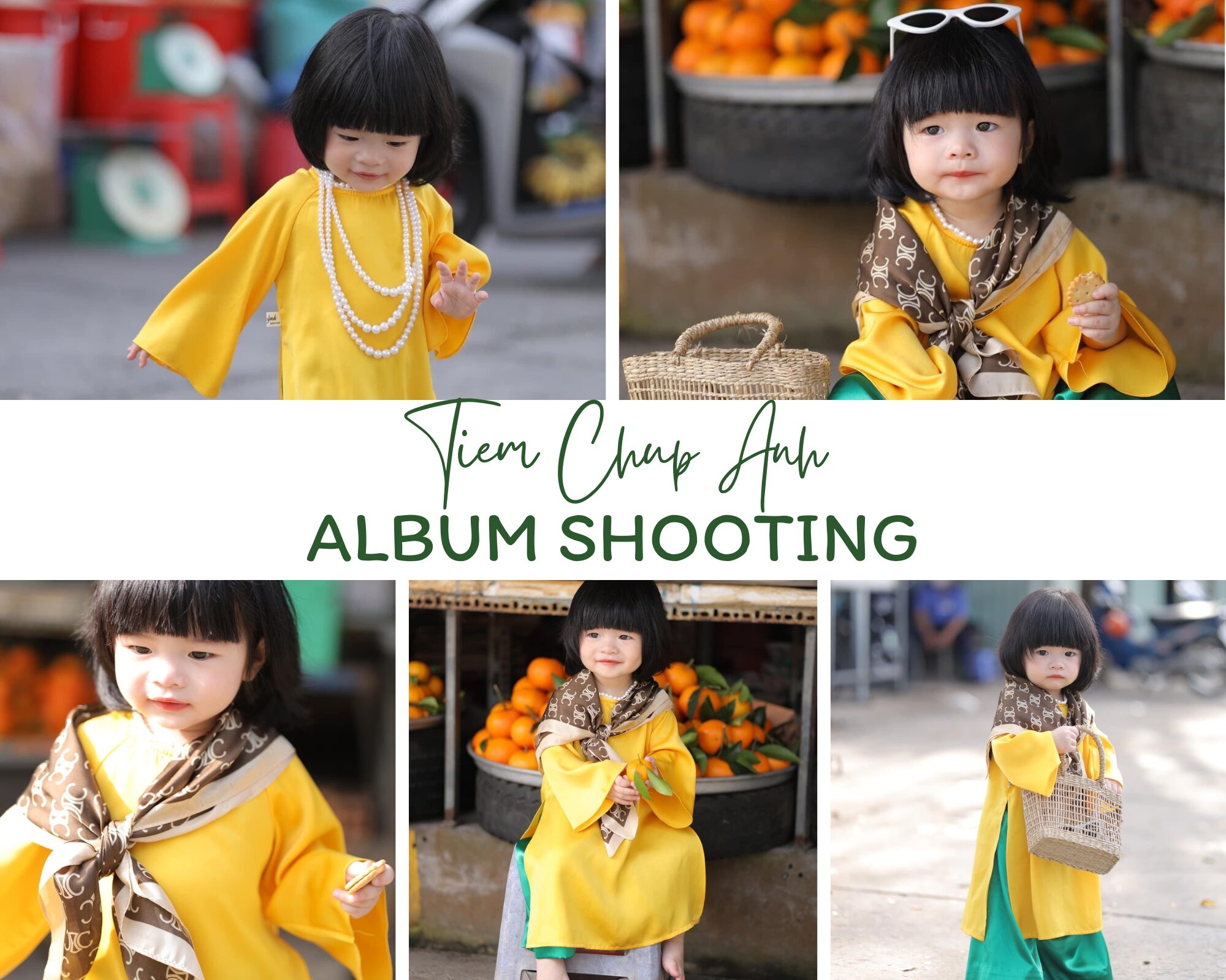 chụp tết cho bé