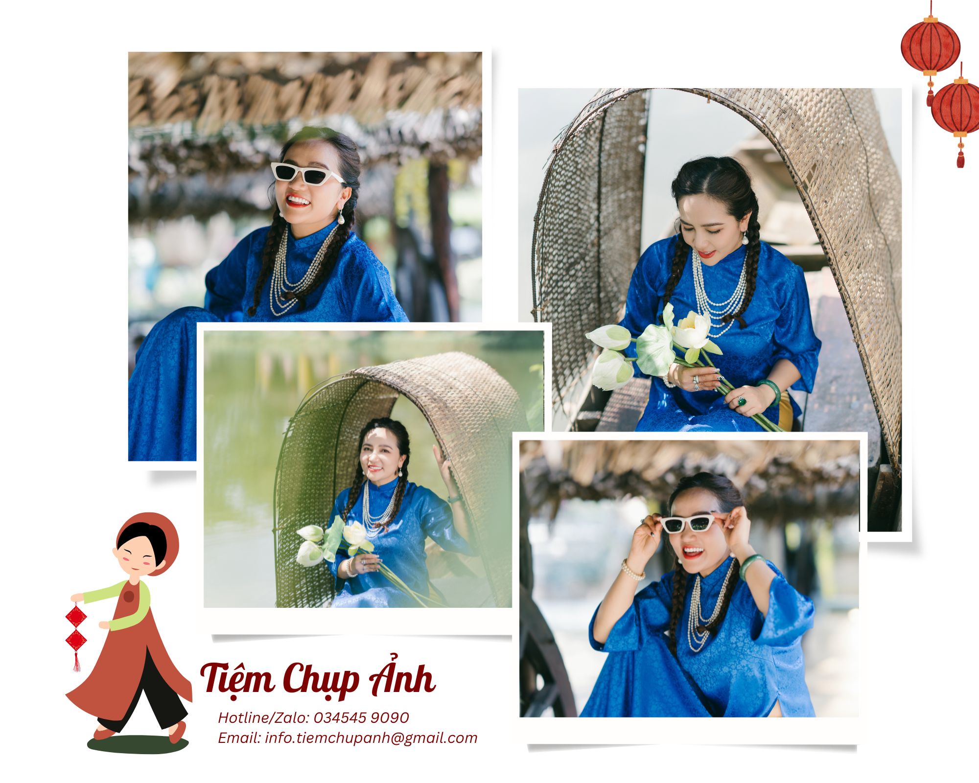 chụp ngoại cảnh tết
