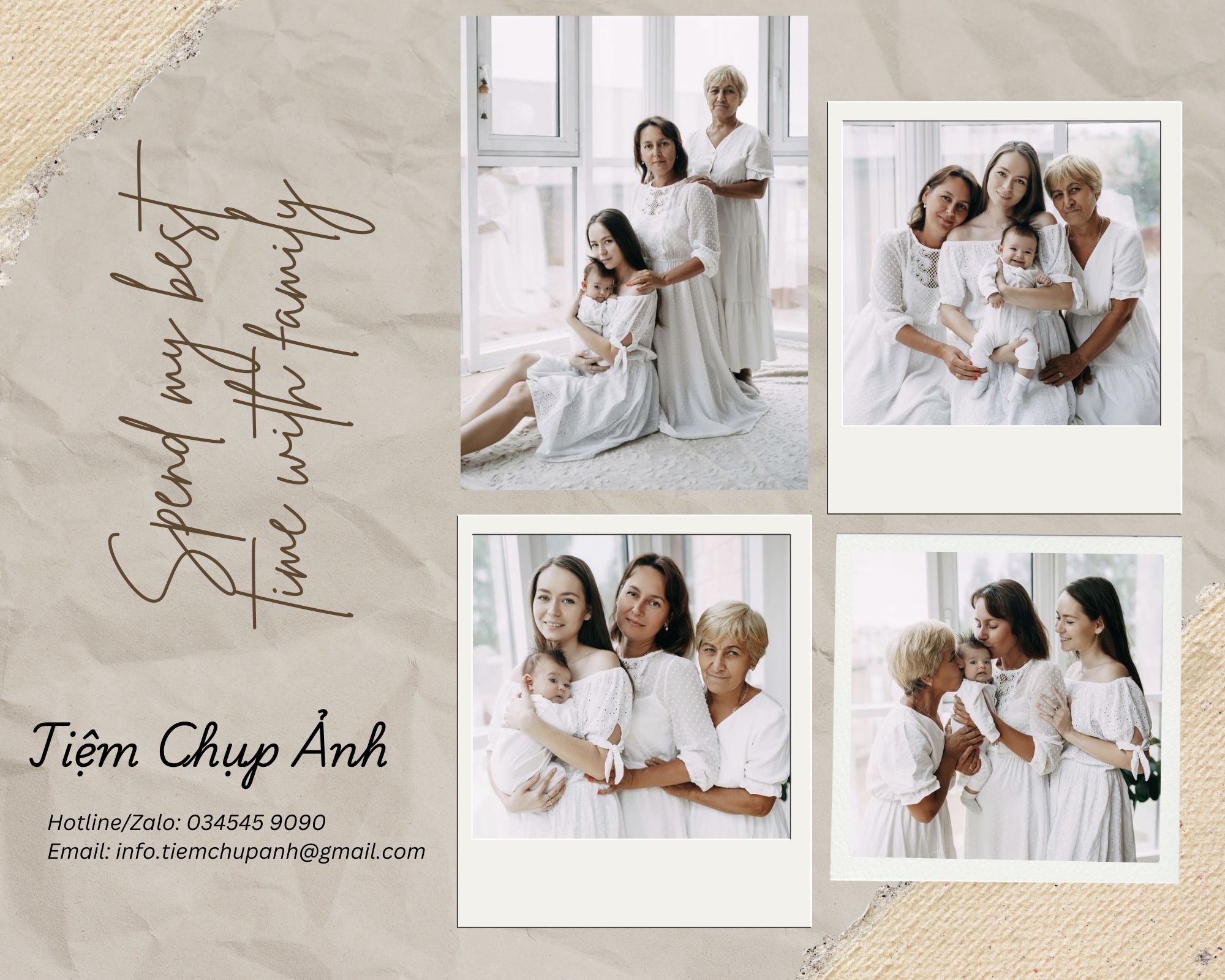 chụp ảnh gia đình