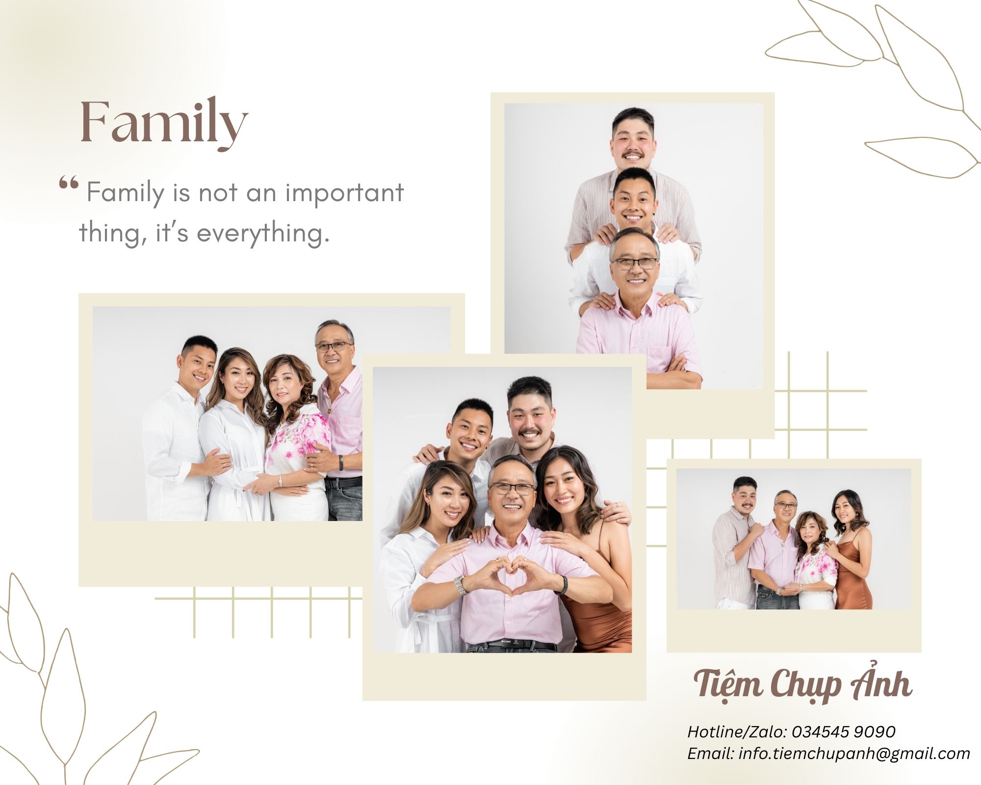 chụp ảnh gia đình giá rẻ