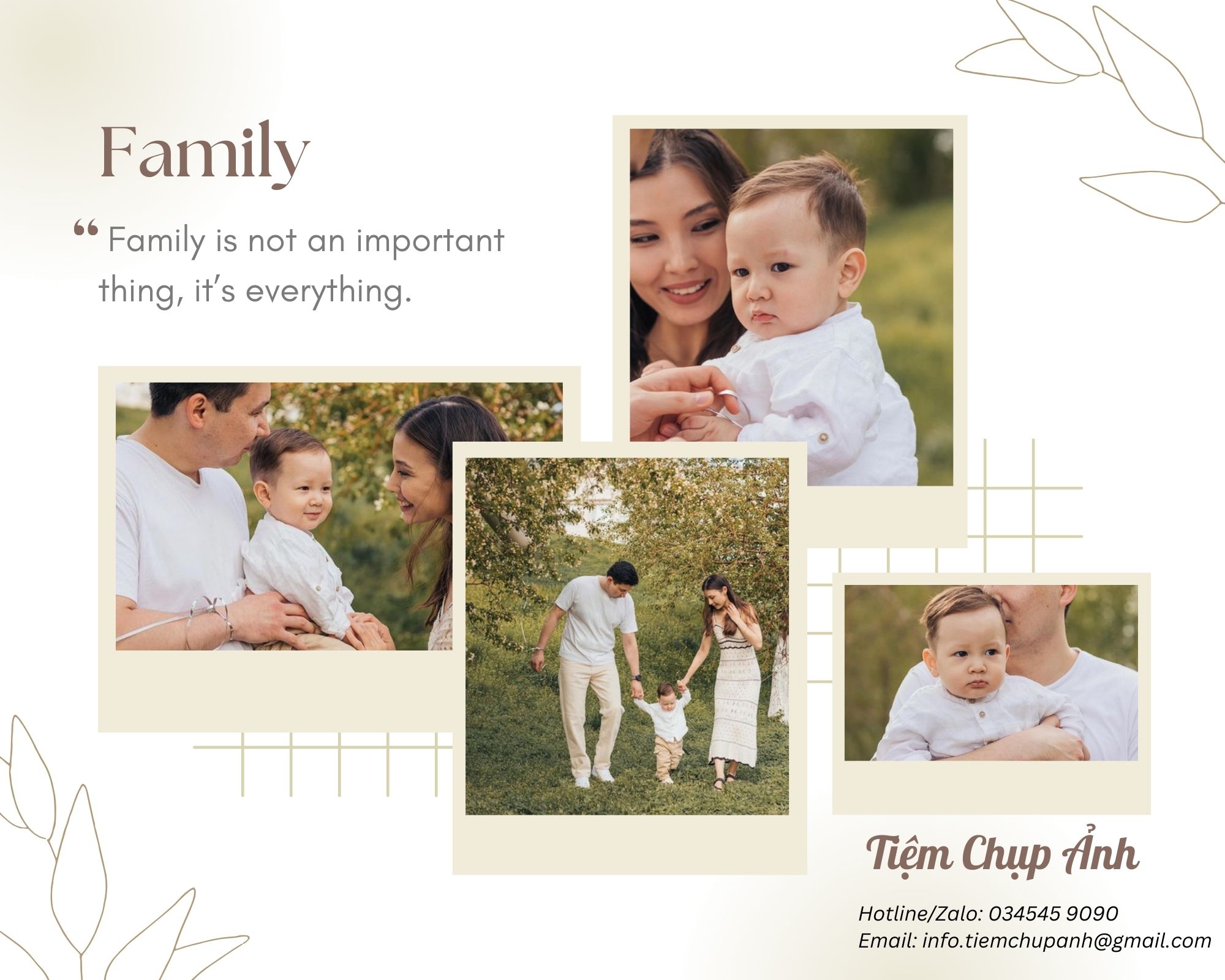 chụp ảnh gia đình giá rẻ
