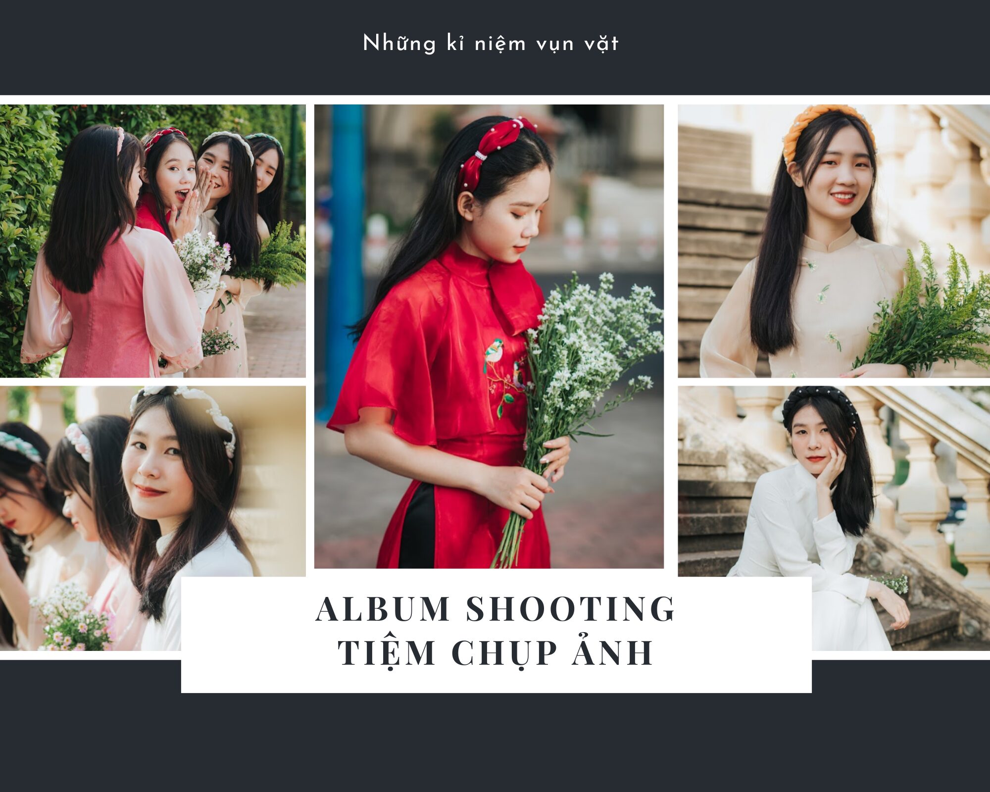 chụp hình tết ở chùa