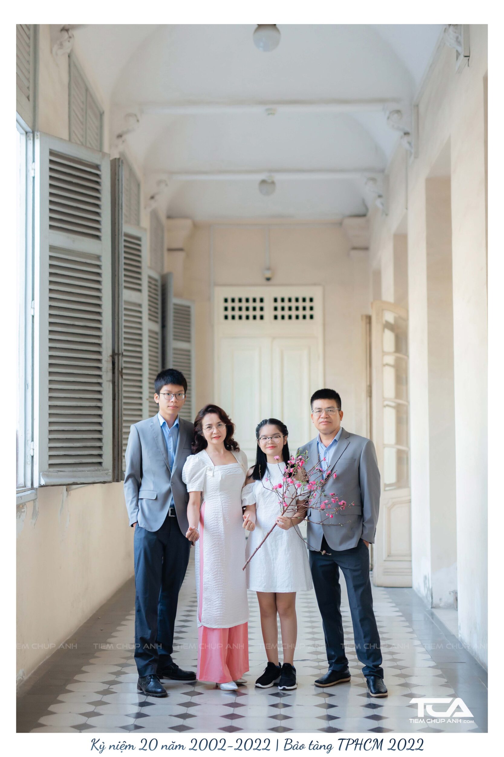 chụp ảnh gia đình áo dài
