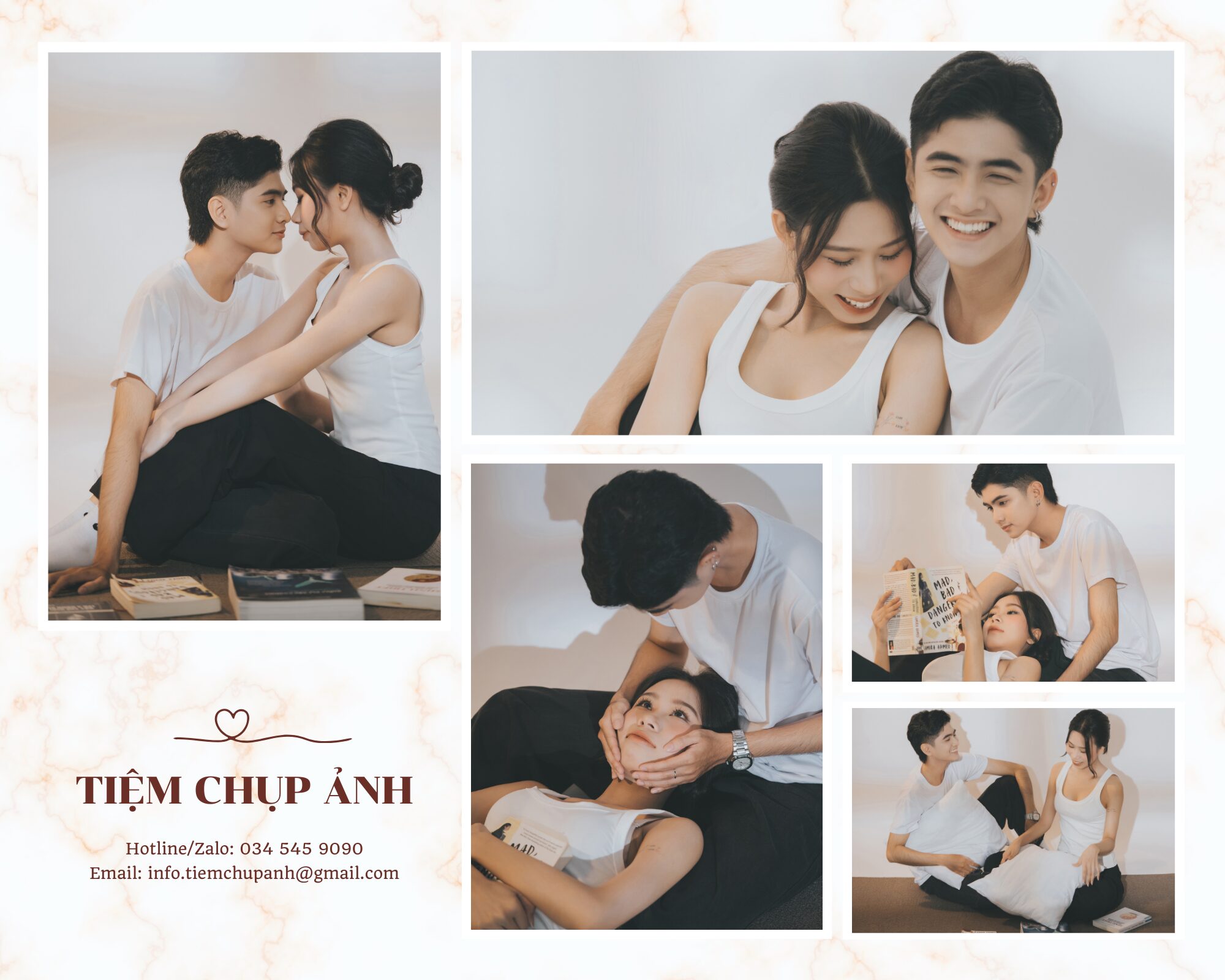 chụp ảnh đôi studio
