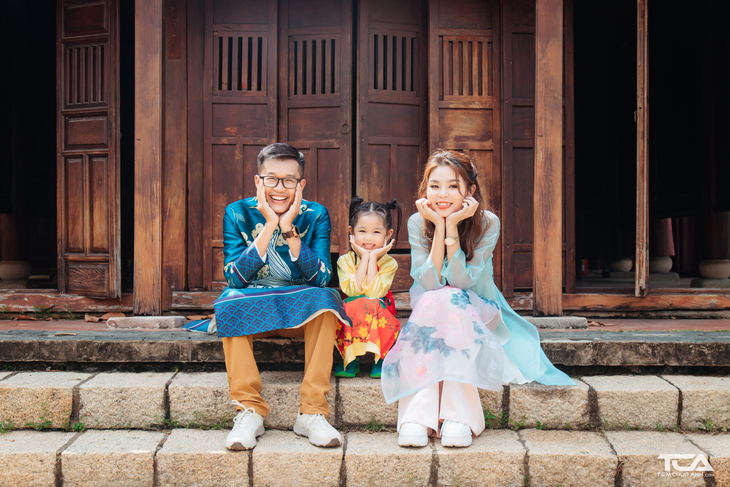 chụp ảnh tết cho gia đình
