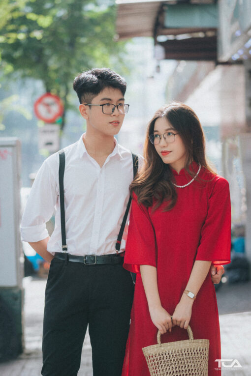 dáng chụp ảnh ngày tết