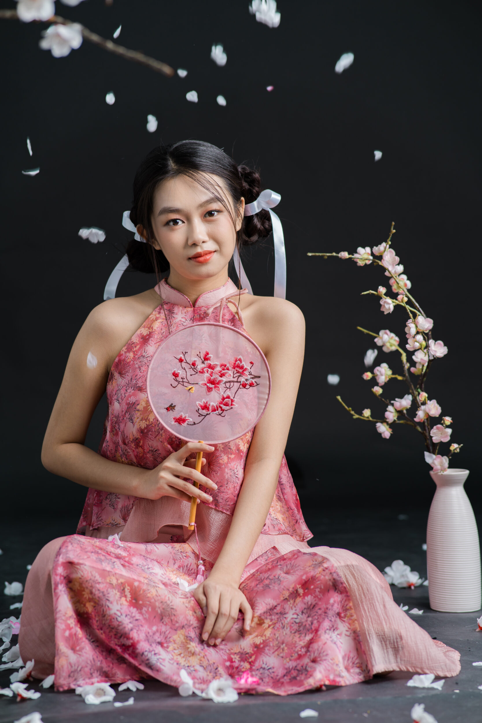 tạo dáng chụp tết