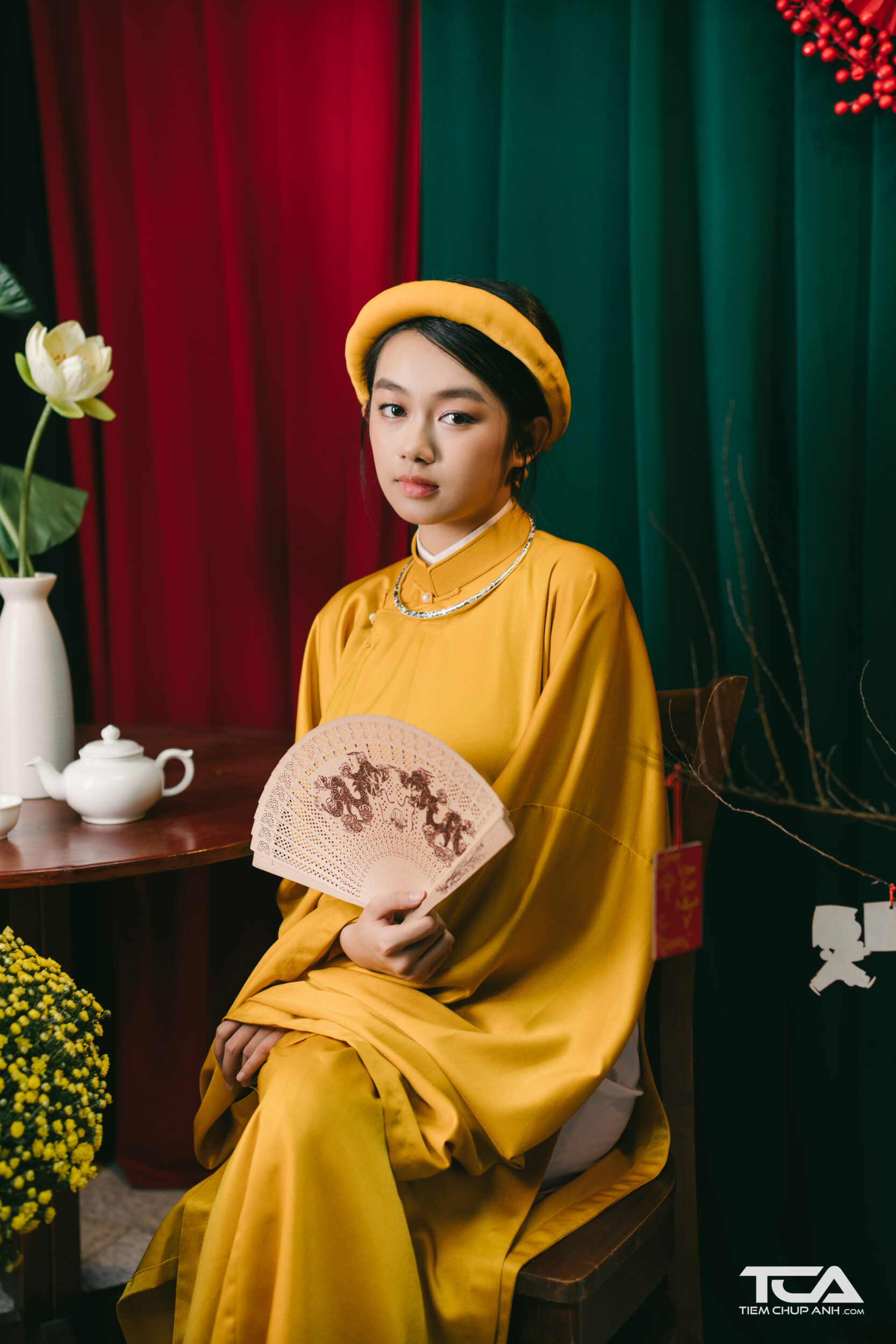 chụp hình tết studio