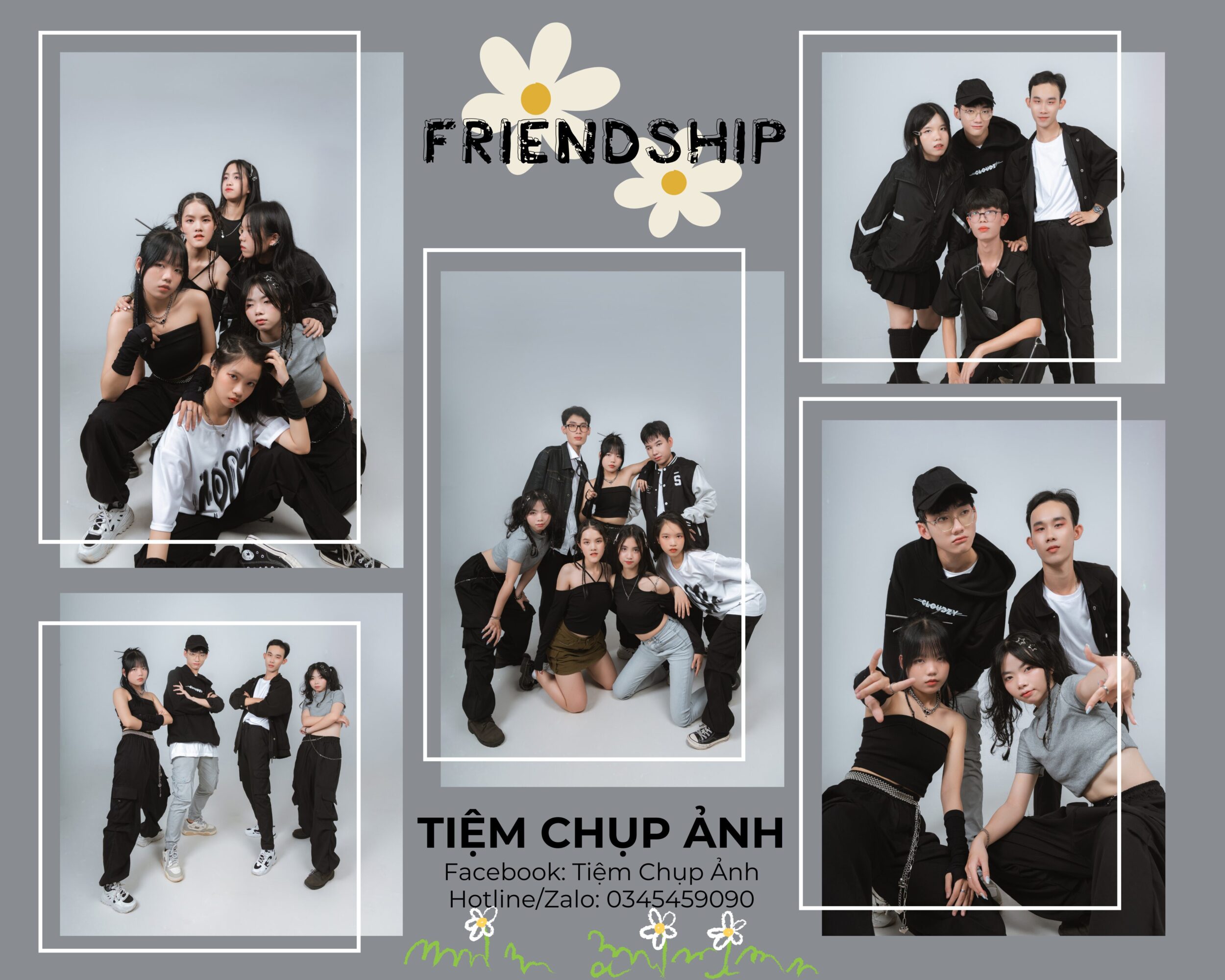 studio chụp ảnh nhóm