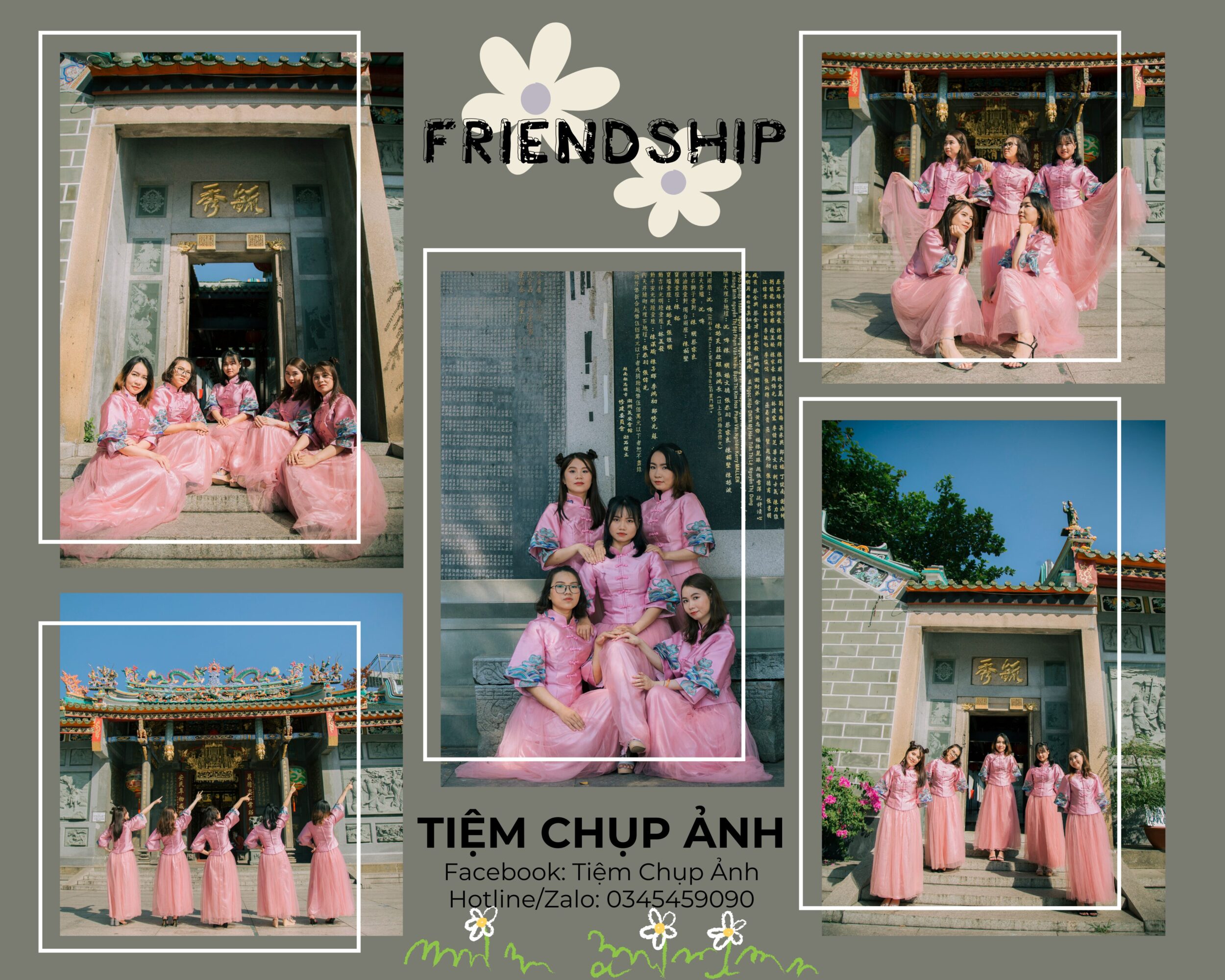 chụp hình nhóm đẹp