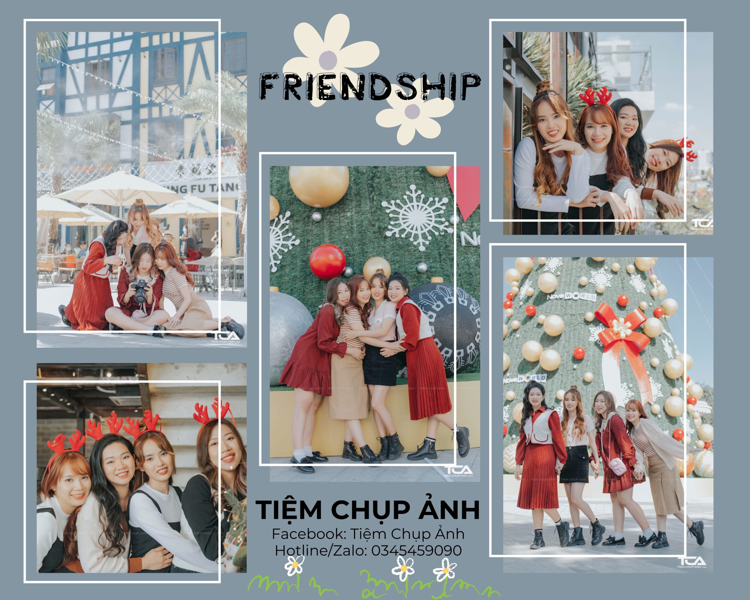 chụp ảnh nhóm đẹp