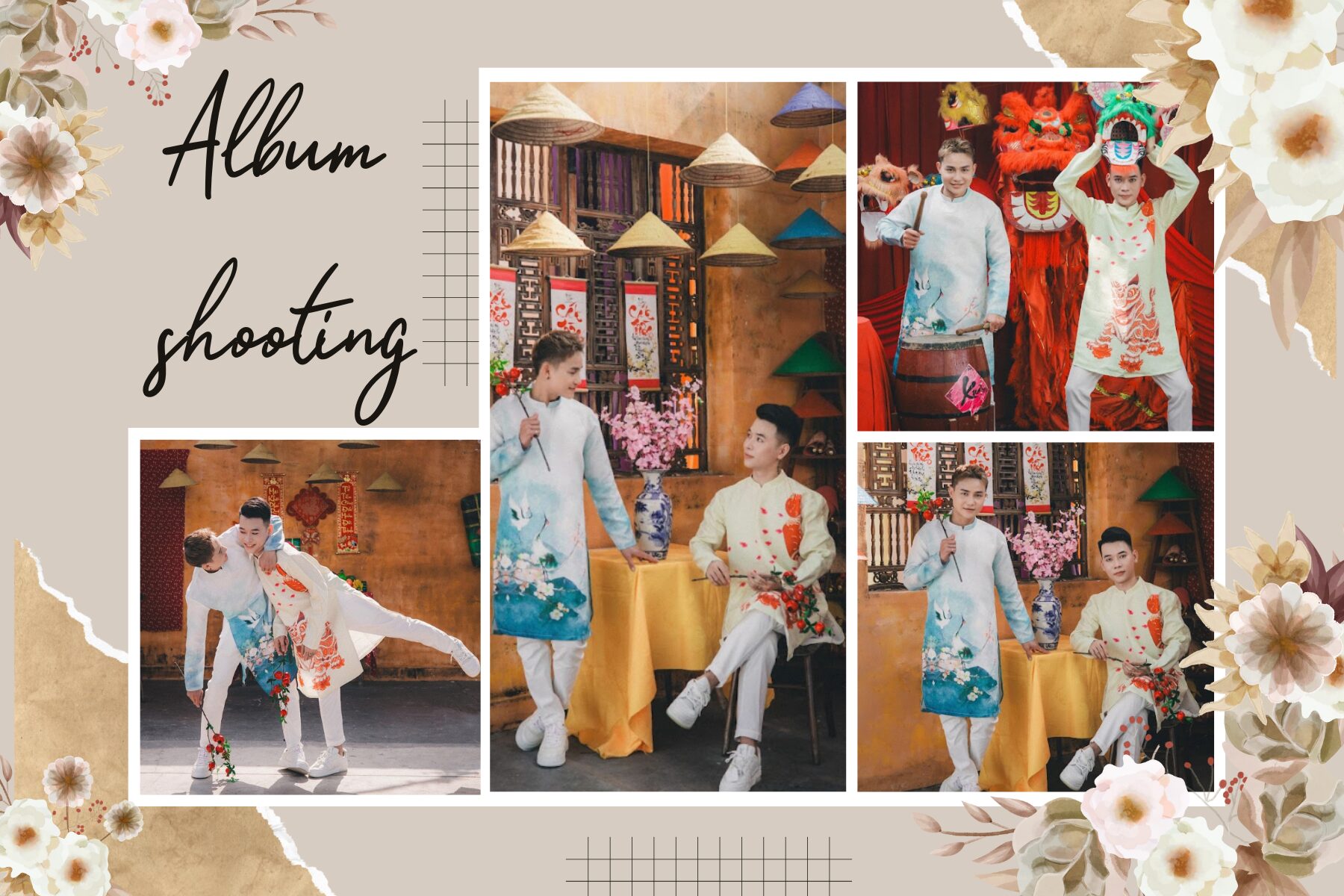 chụp áo dài cách tân
