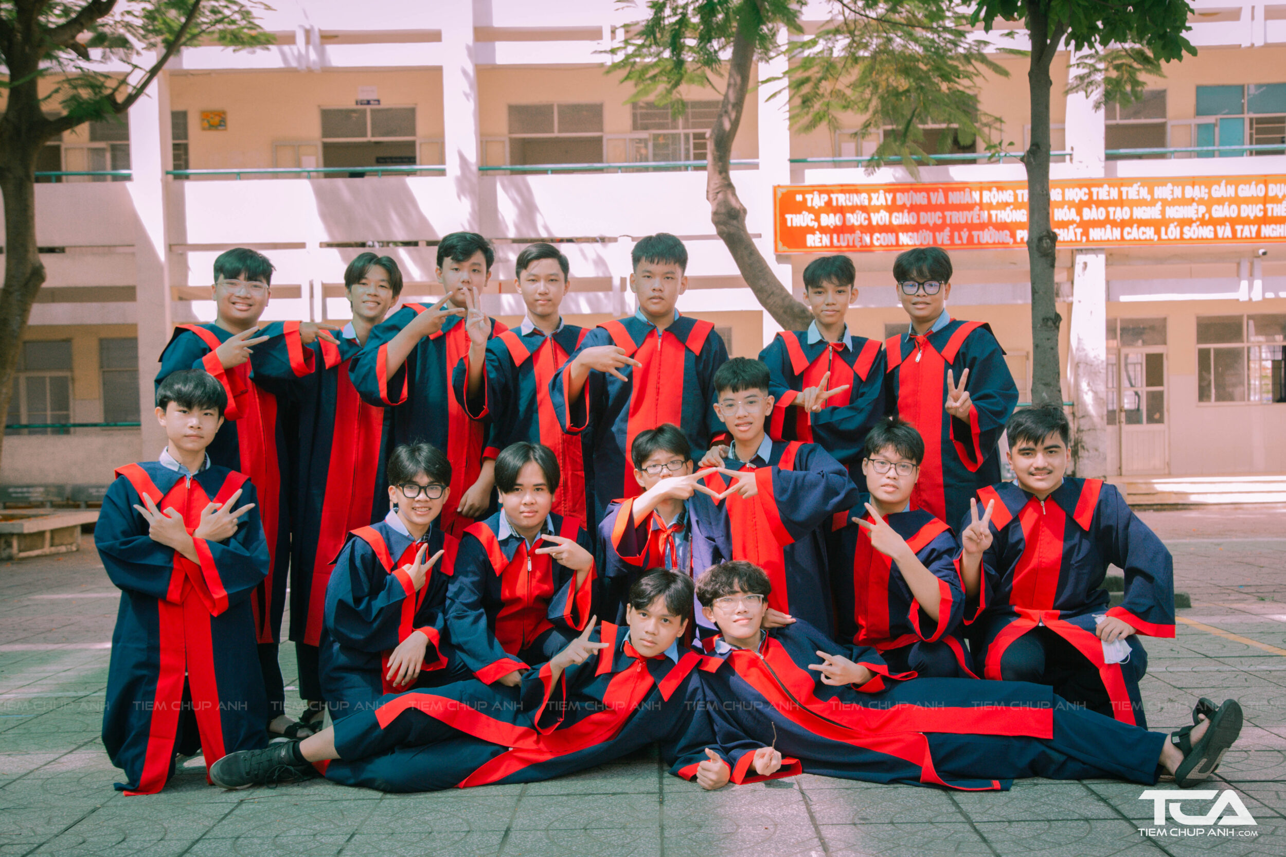 chụp hình team đẹp