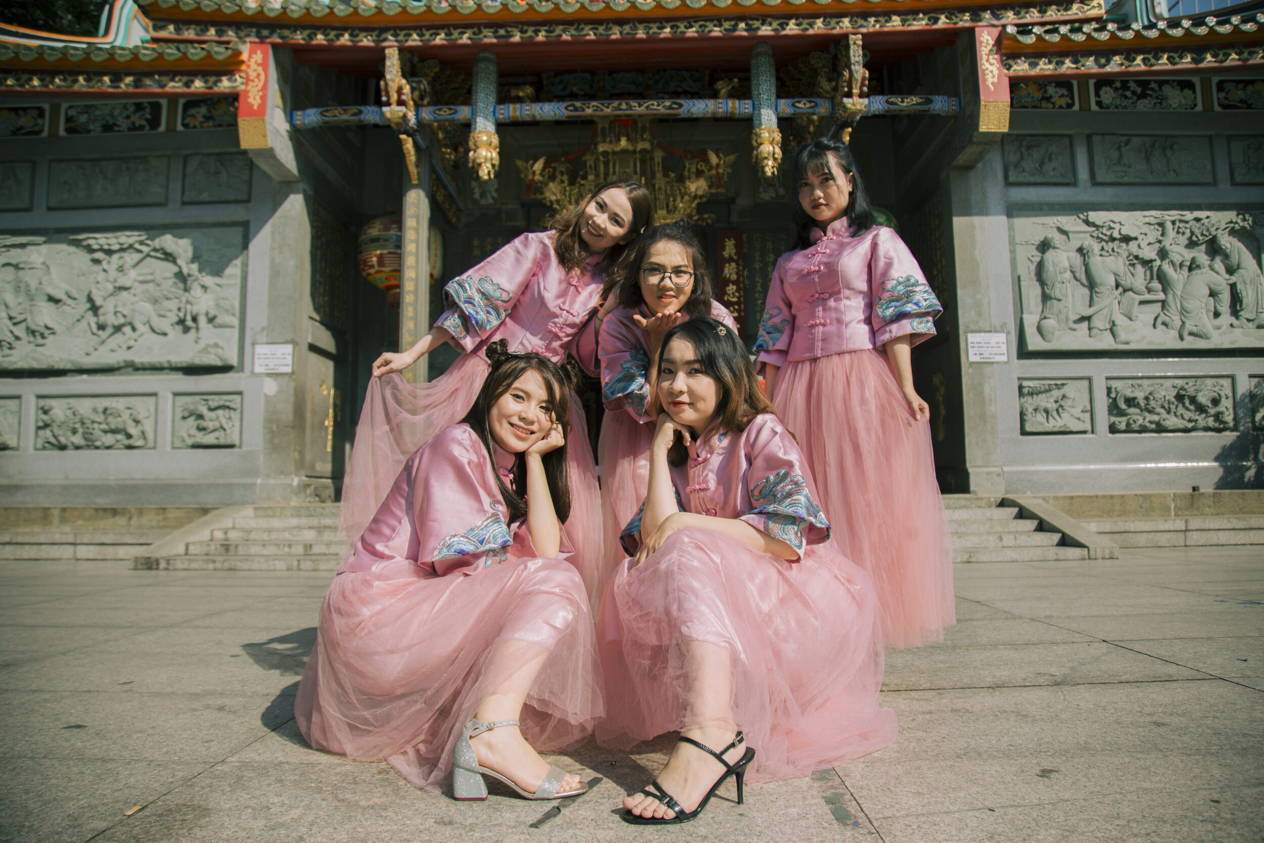 chụp hình tập thể