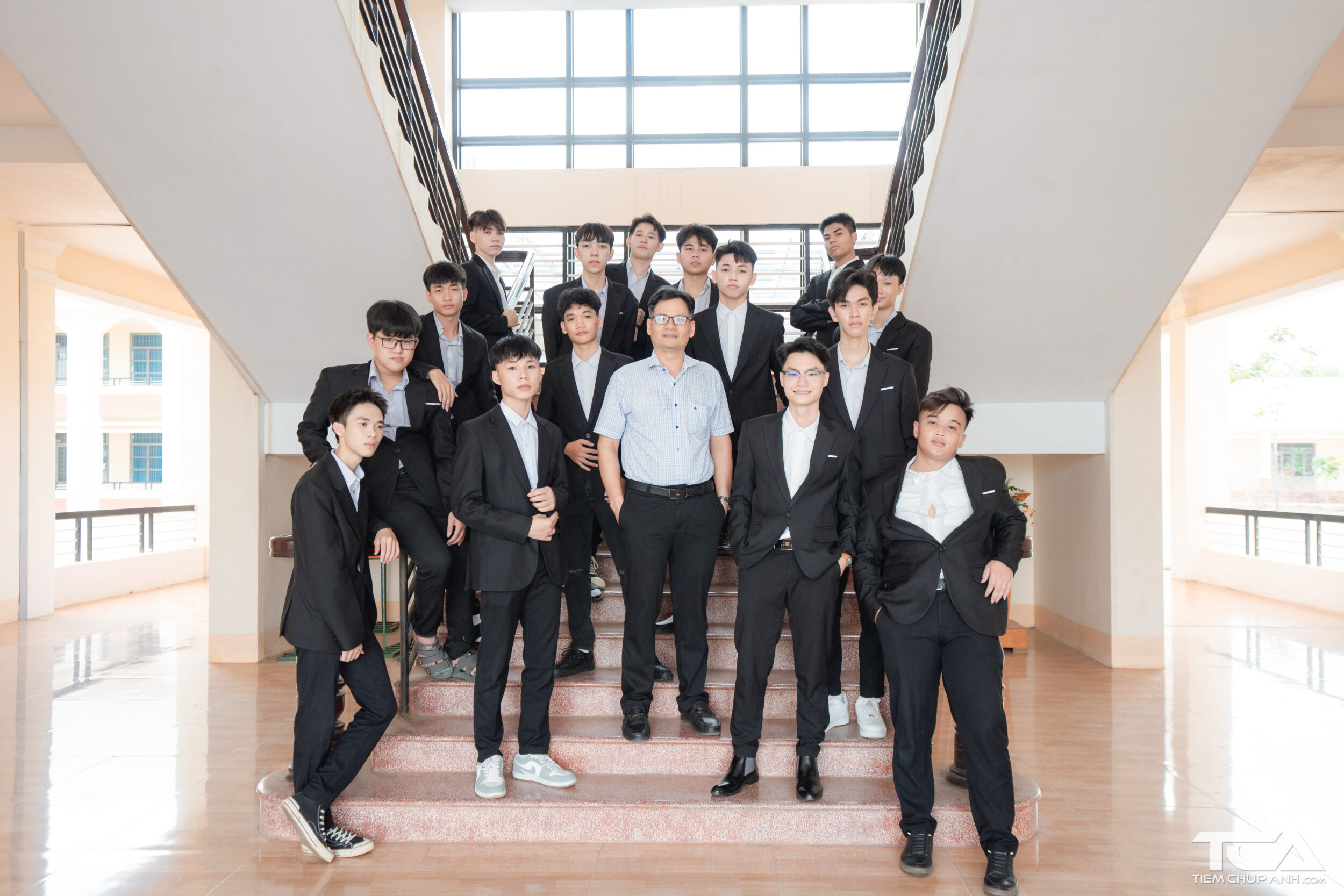 chụp ảnh theo nhóm