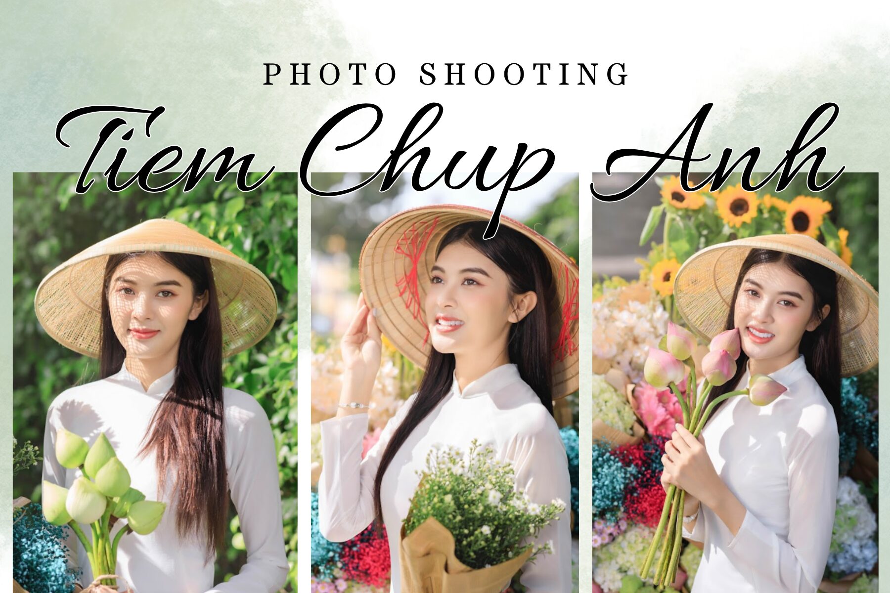 chụp hình áo dài học sinh