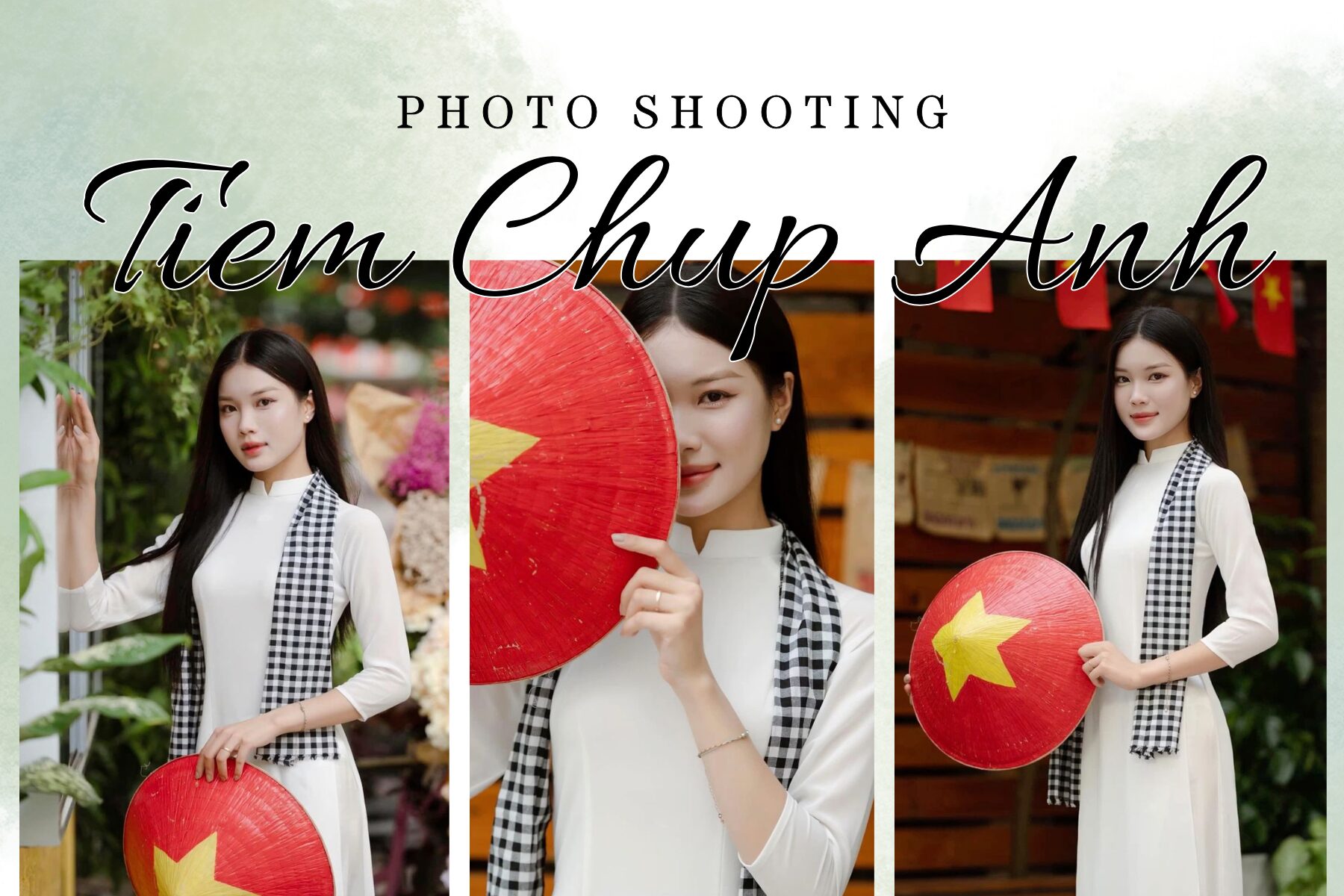 ảnh học sinh mặc áo dài