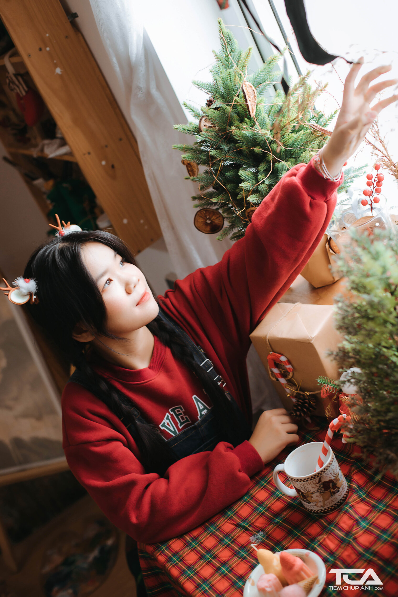 phong cách chụp ảnh noel