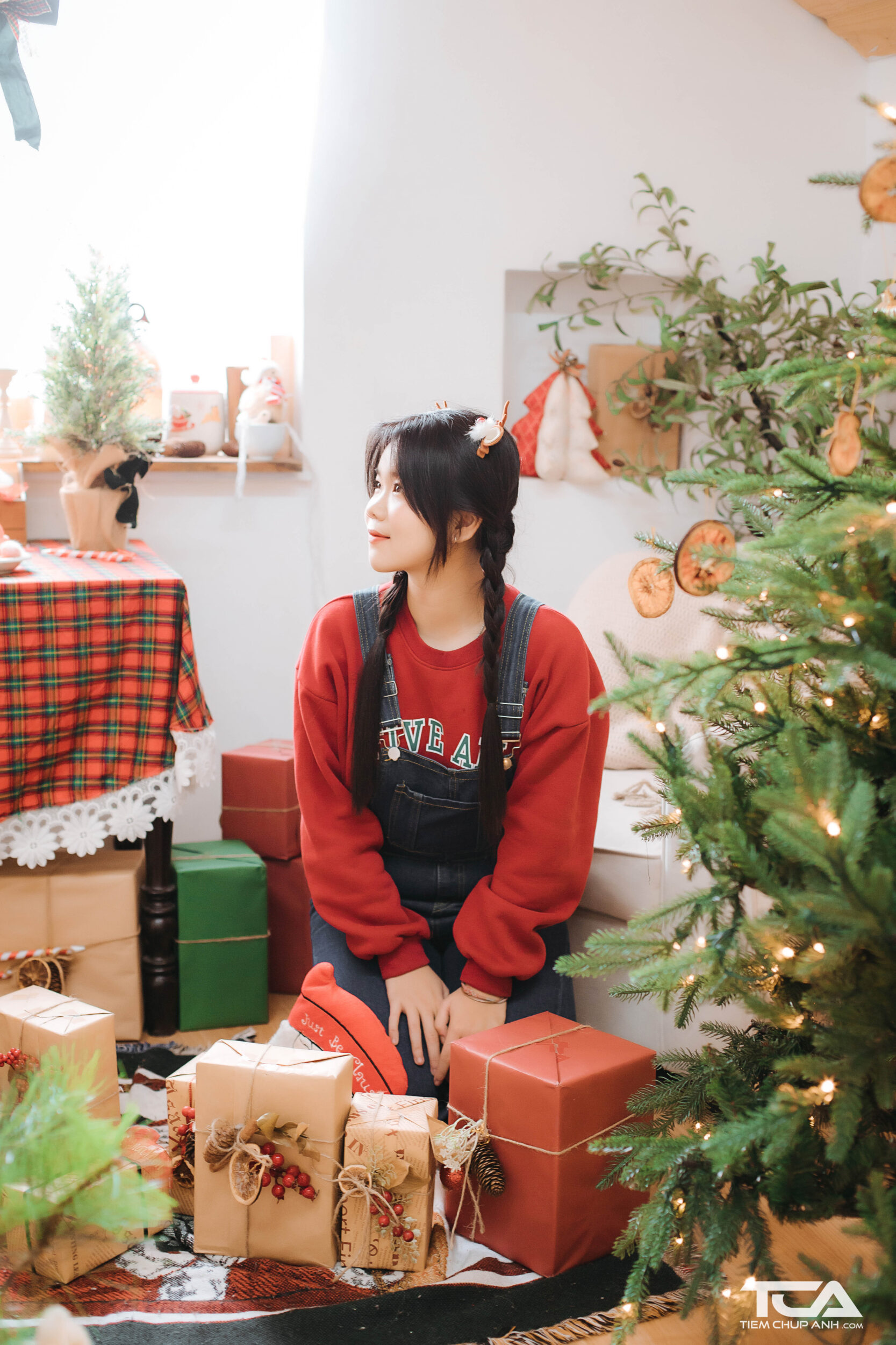 phong cách chụp ảnh noel
