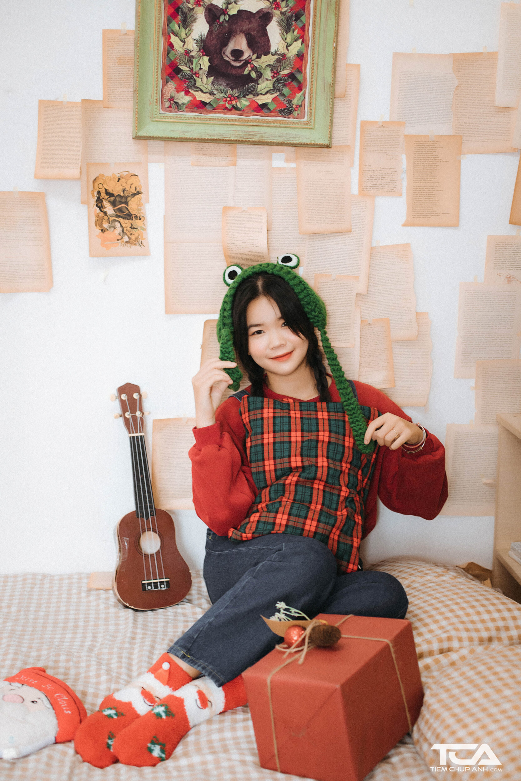 cách chụp hình noel