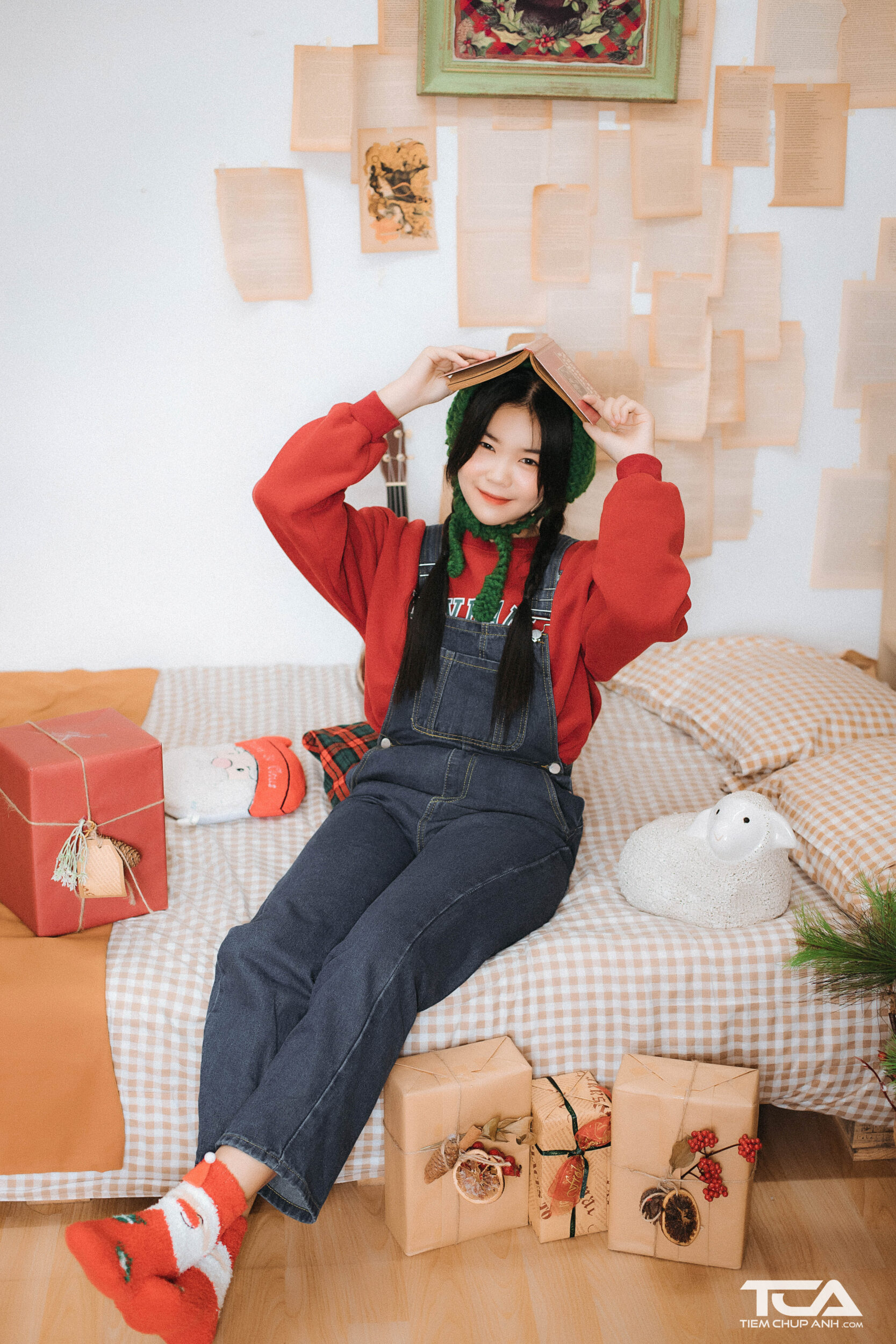 cách chụp hình noel