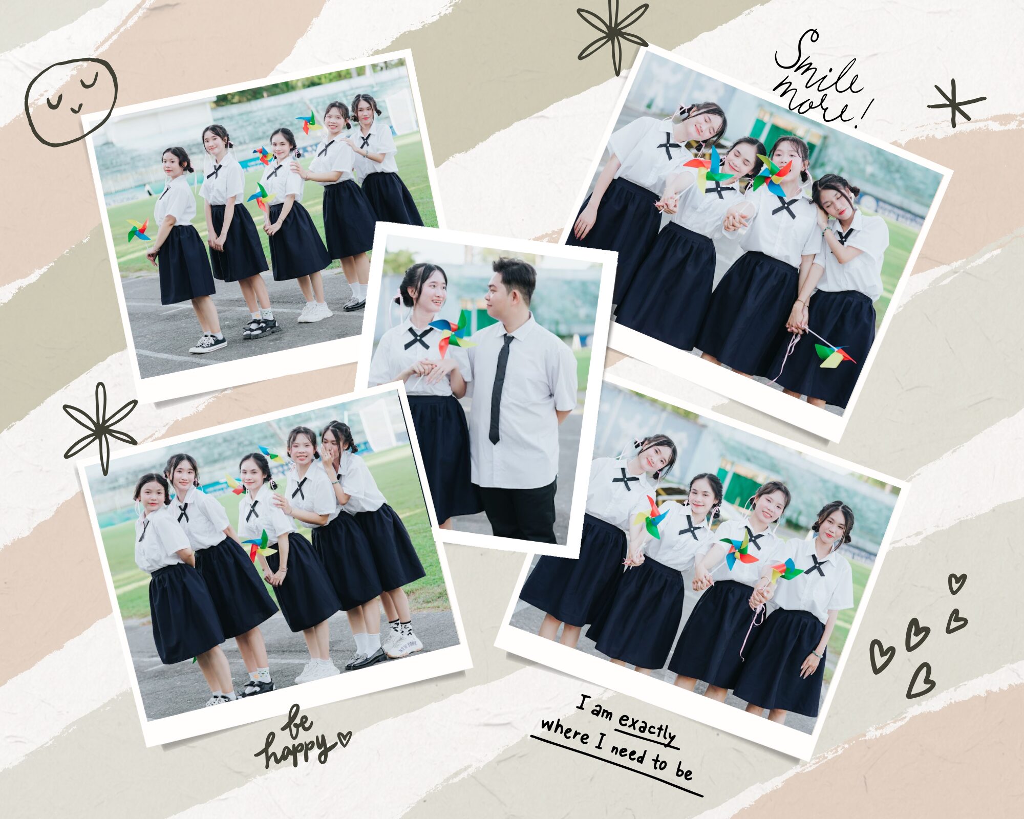 avatar nhóm 5 người bựa