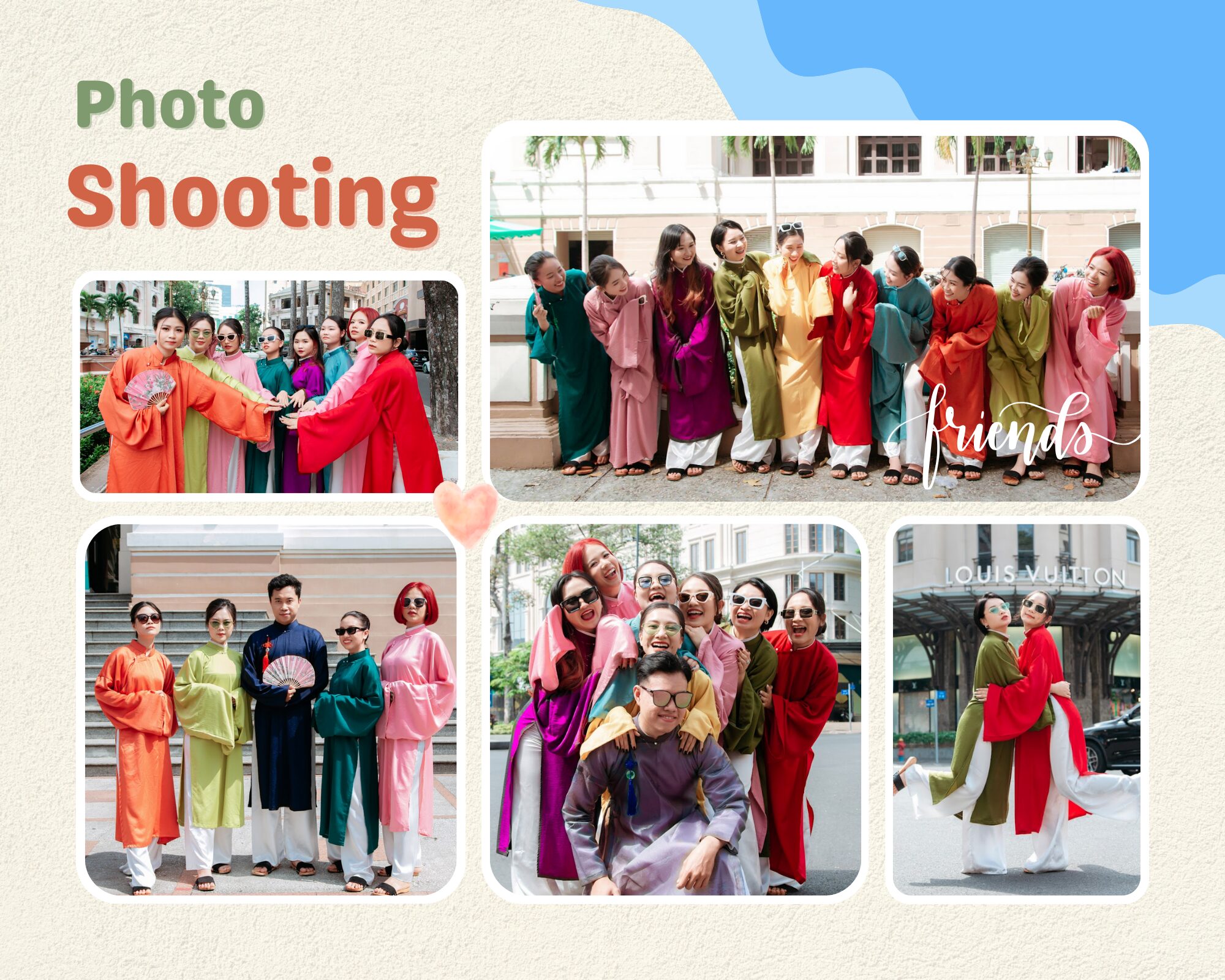 chụp ảnh nhóm bựa