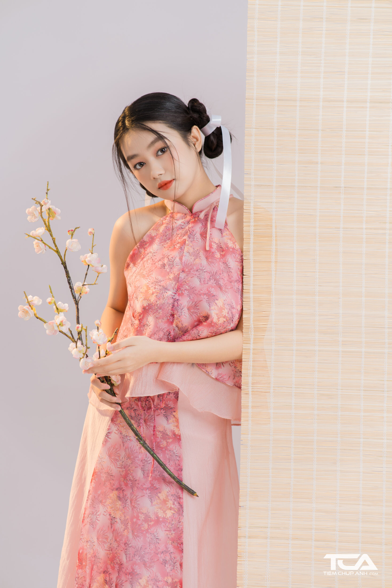 chụp hình tết tại nhà