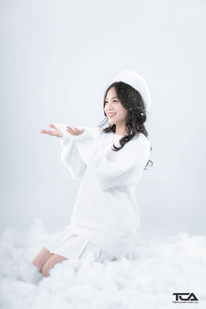 kiểu chụp hình noel
