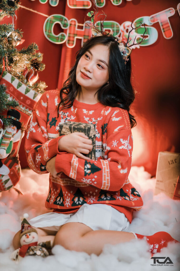 chụp hình noel