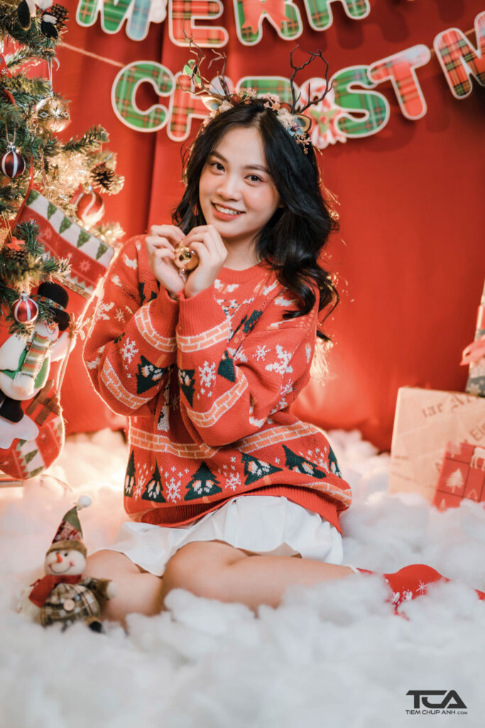 những kiểu chụp hình noel đẹp