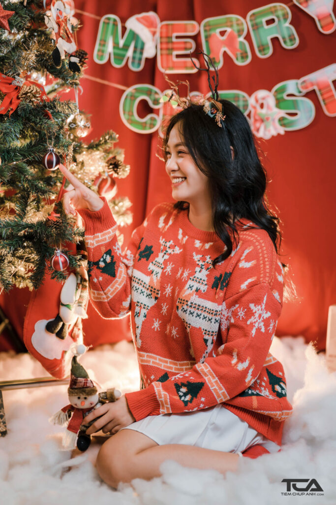 những kiểu chụp hình noel đẹp
