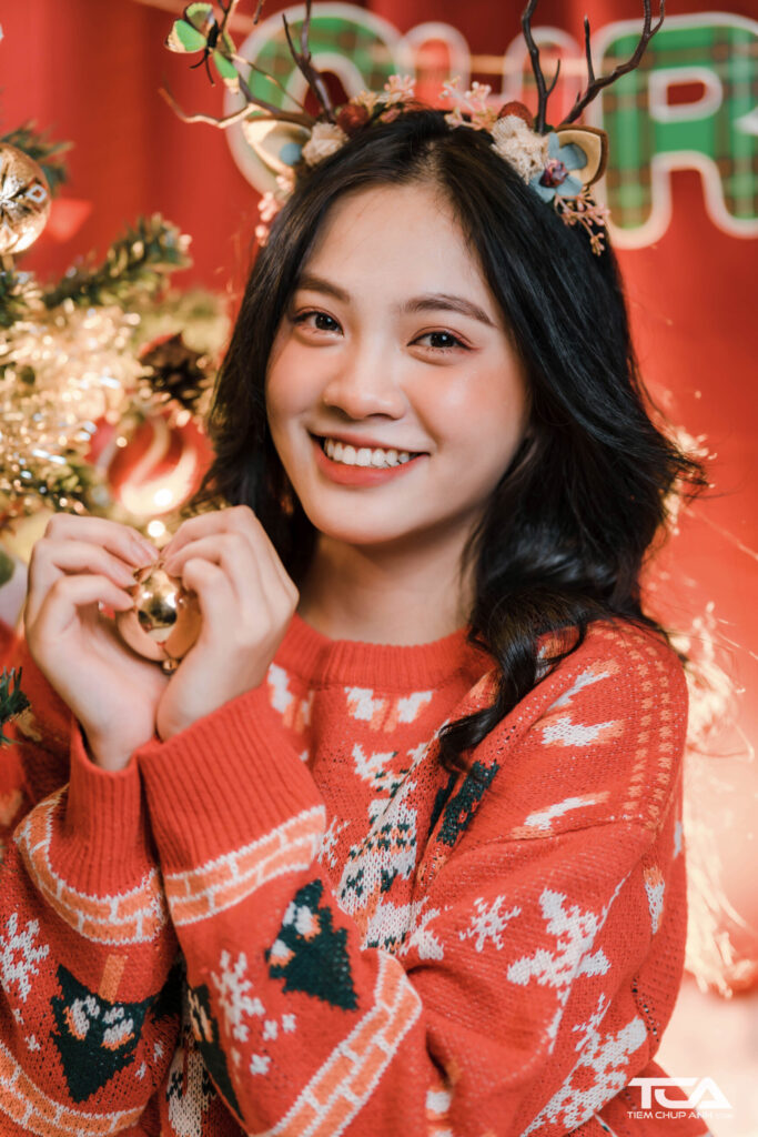 các kiểu chụp hình noel đẹp