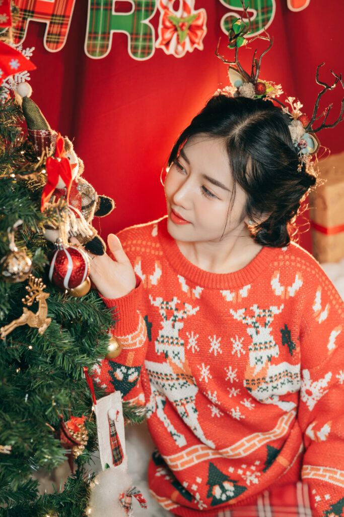 những kiểu chụp hình noel đẹp