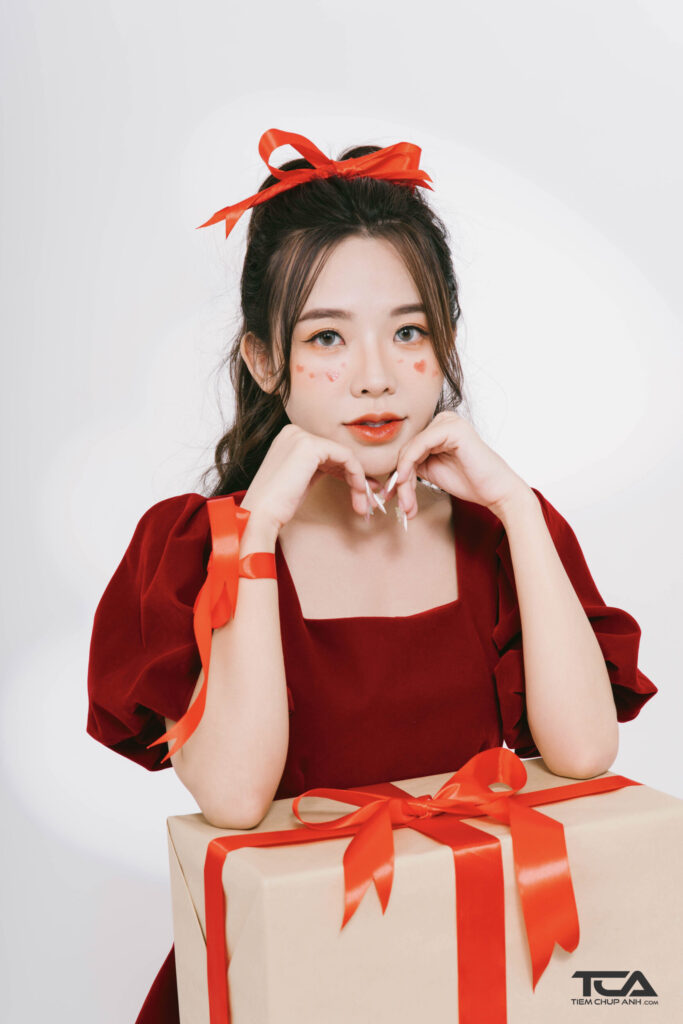 các kiểu chụp hình noel đẹp
