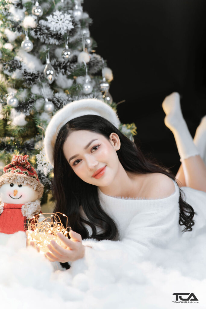 chụp hình noel