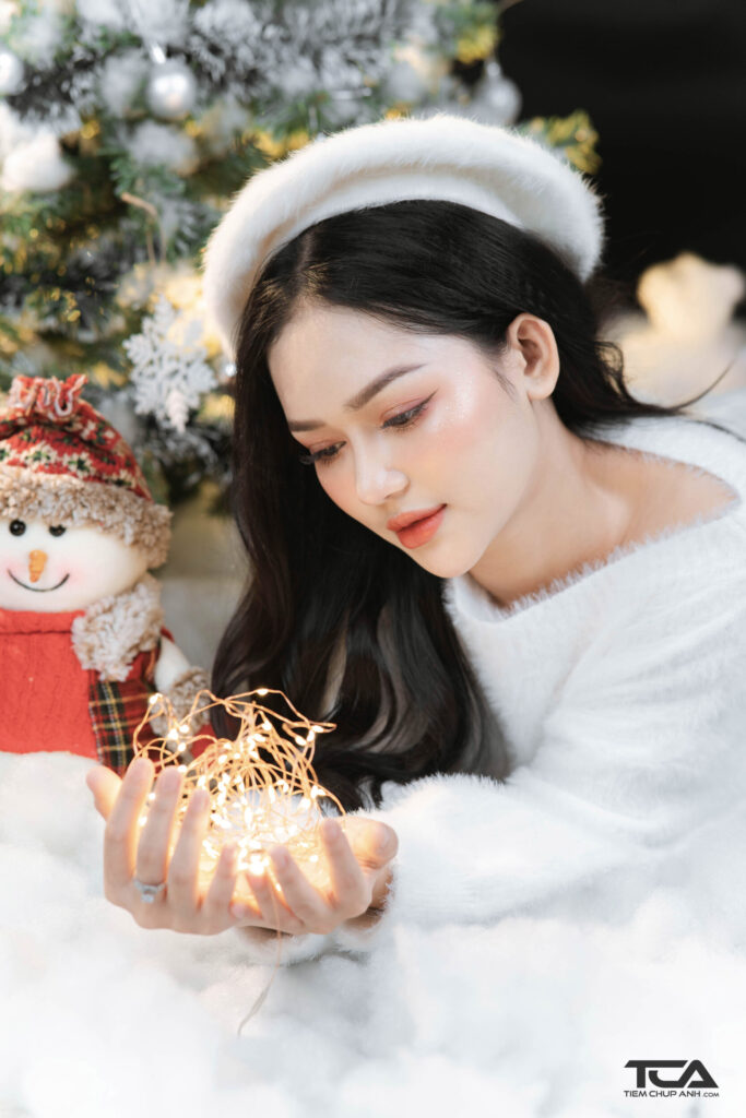 chụp hình noel