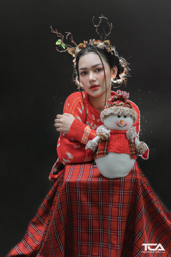 những kiểu chụp hình noel đẹp