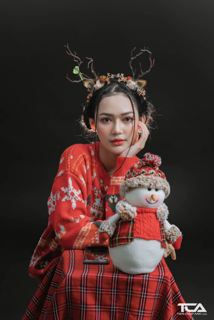 những kiểu chụp hình noel đẹp