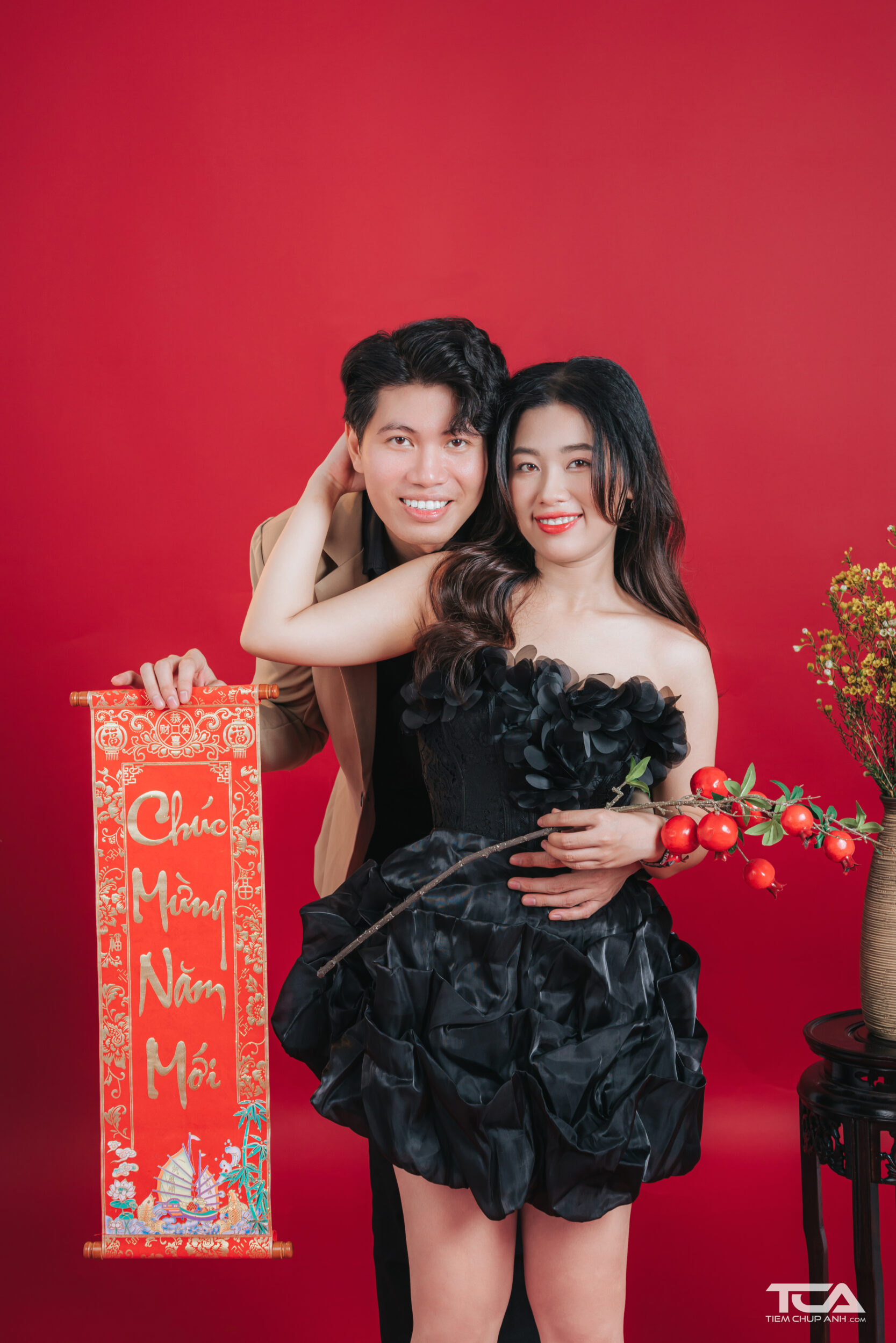 Cách trang trí decor góc tạo dáng chụp ảnh tết tại nhà
