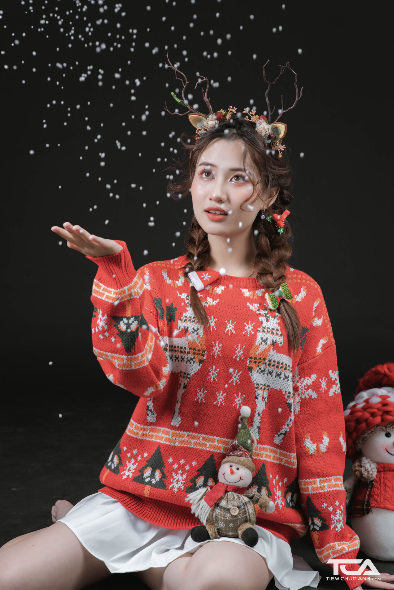 cách tạo dáng noel