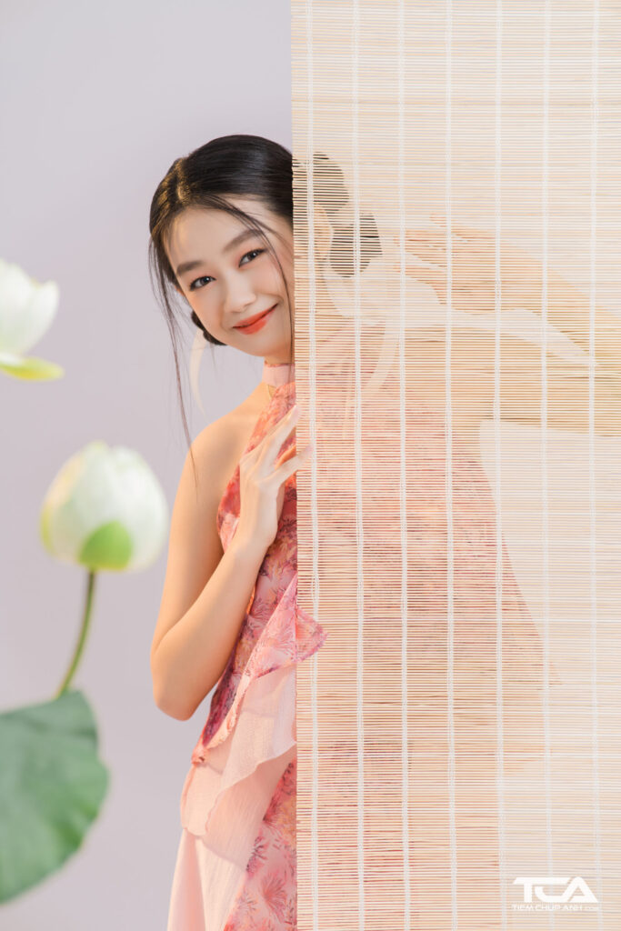 cách trang trí chụp hình tết