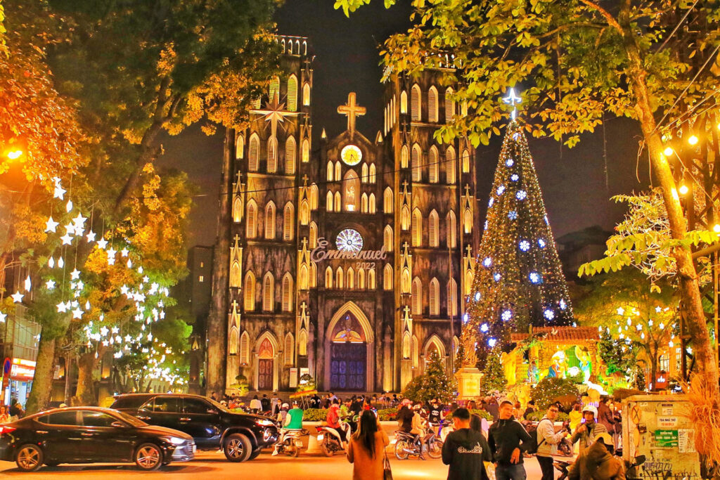 địa điểm chụp ảnh noel đẹp ở hà nội