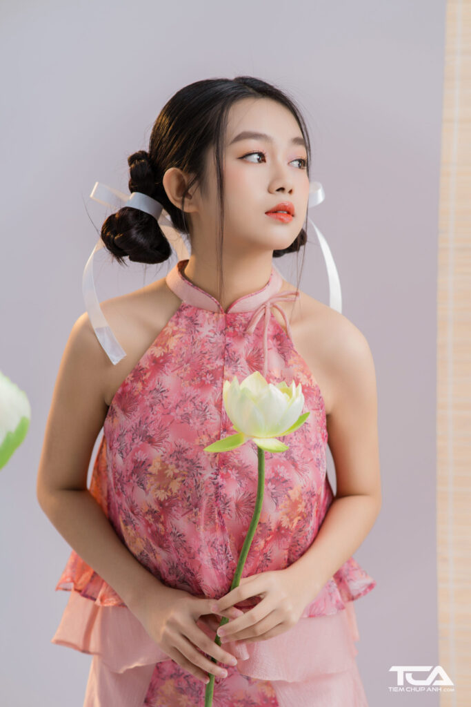 trang trí chỗ chụp ảnh tết