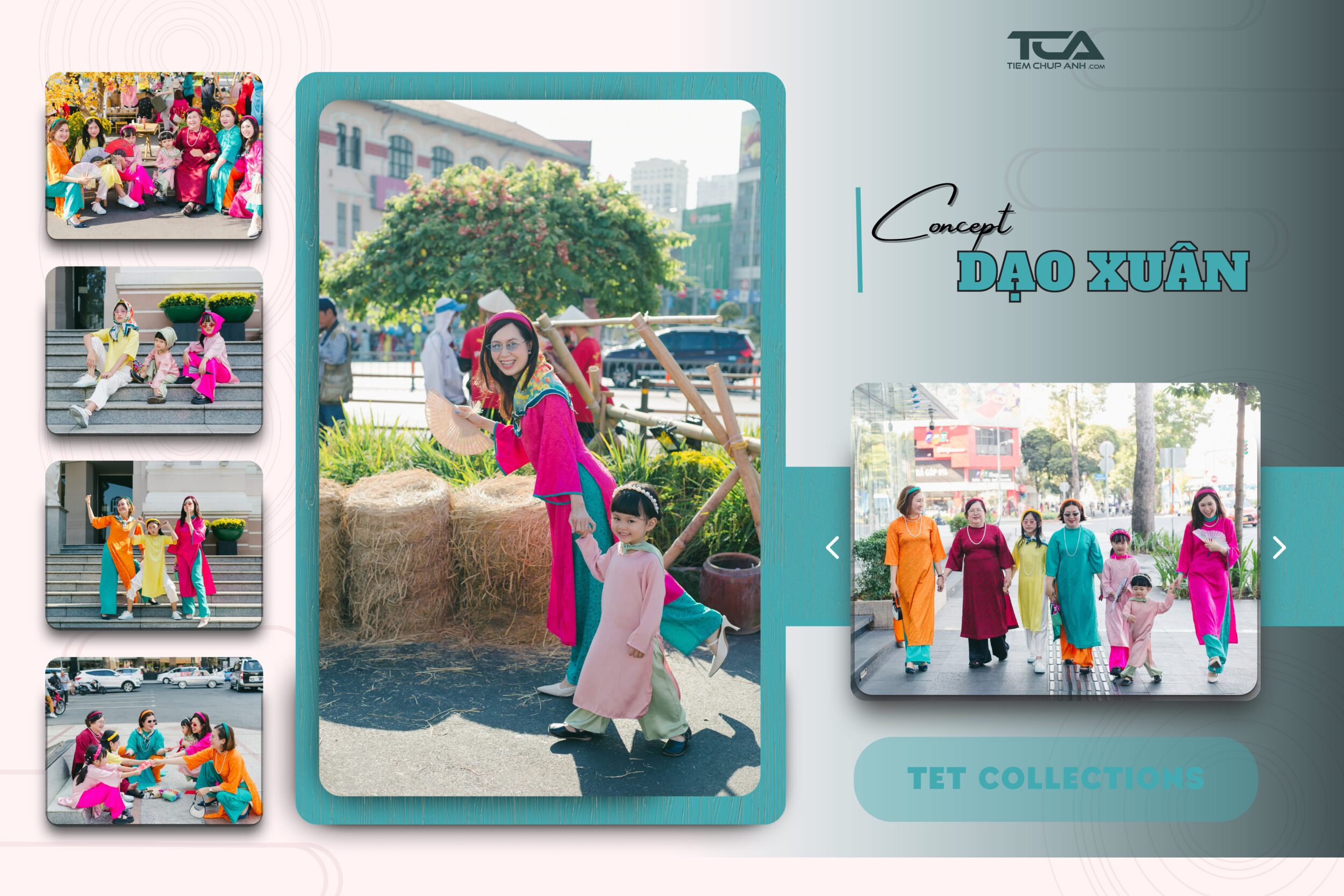 ảnh gia đình ngày tết